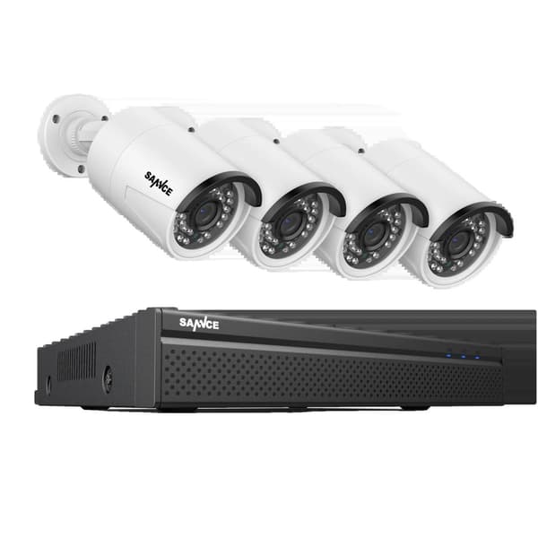 Sikkerhedssystem, 8MP HD opløsning, natvisionsteknologi, 1T, 5MP NVR Kit