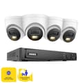 Miniatyrbillede 1 af 2: 12MP Sikkerhedskamerasystem, Ultra HD Opløsning, Avanceret Bevægelsesregistrering,Ingen, 4 stk. 3K type 1