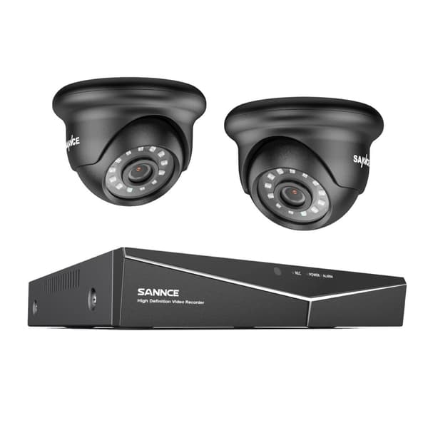 Overvågningskamera System, 1080P Opløsning, Natvision, 2 stk 0TB