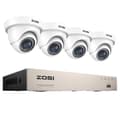 Miniatyrbillede 1 af 2: Sikkerhedskamerasystem, 1080P opløsning, H265+ komprimeringsteknologi, , 4 White Cameras, None