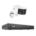 Miniatyrbillede 1 af 2: Netværk Video Sikkerhedssystem, 8MP HD Opløsning, 180° Panoramisk Udsigt,8CH 1Stk NVR Kits, 1T