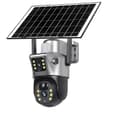 Miniatyrbillede 1 af 2: Solarkamera, 8MP 4K opløsning, fuldfarve natvision, dual linse,WiFi Kamera 32GB Kort