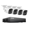 Miniatyrbillede 1 af 2: CCTV Sikkerhedssystem, 2MP Kameraer, Nattesyn op til 20m, IP67 Vandtæt,4stk-a, 1T