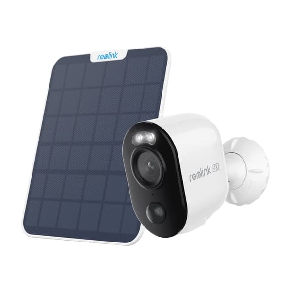Trådløst sikkerhedskamera, 8MP, farve natvision, batteridrevet,Cam Tilføj Sol