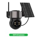 Miniatyrbillede 2 af 2: Udendørs trådløs solkamera, 4MP HD, IP66 vandtæt, tovejskommunikation,WiFI B Kamera
