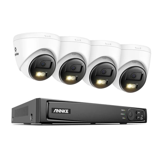 Turvakamerajärjestelmä, 12MP Resoluutio, HDMI Jopa 4K, 8 Kanavan Tuki,Ei mitään, 8CH 4kpl Kamera-a