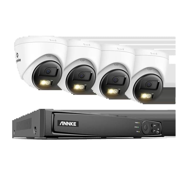 Turvakamerajärjestelmä, 12MP Resoluutio, HDMI Jopa 4K, 8 Kanavan Tuki,Ei mitään, 8CH 4kpl Kamera-a