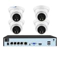 Miniatyrbillede 1 af 2: CCTV-kamerasystem, 8MP opløsning, smart AI ansigtsgenkendelse, natvision,4CH NVR 4 AI Kamera, 2T