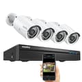 Miniatyrbillede 1 af 2: Videoovervågningssystem, 8-kanals indgang, 5MP opløsning, 4 kameraer inkluderet,1T, Som billedet
