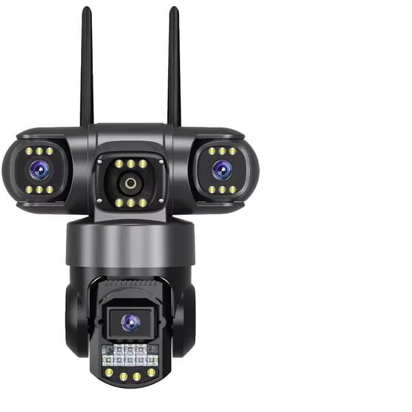 Videoovervågningskamera, 12,0 megapixel, 256 GB intern lagerplads, nattevision,256GB WiFi Kamera