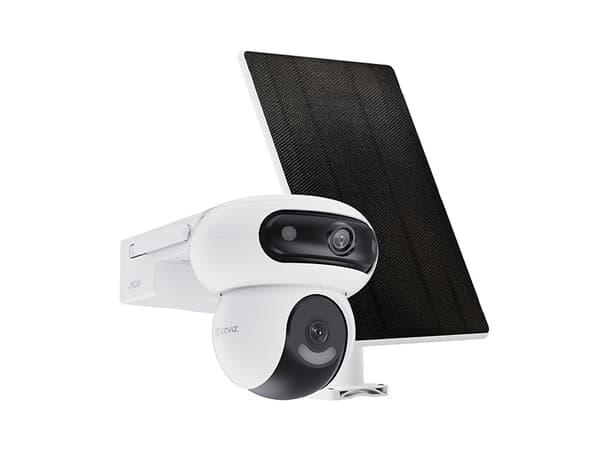 Kamera IP Ezviz HB90 z panelem solarny 8W dual 4MP+4MP Wi-Fi AOV Sort, Hvit
