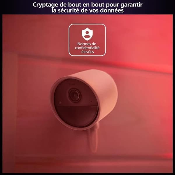 Startkit - Philips Hue - Säkert - Inkluderar: 1 trådbunden kamera + 2 kontakt sensorer + 2 smarta glödlampor + 1 brygga