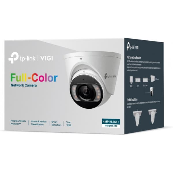 TP-Link InSight S445 övervakningskamera för utomhusbruk, 2,8 mm