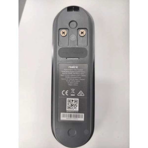 Reolink Video Dörrklocka batteridriven 4MP smart dörrklockkamera