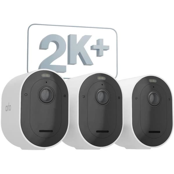 3-kamerapaket - ARLO - Pro 5 - Utomhus - Batteri - Nattseende