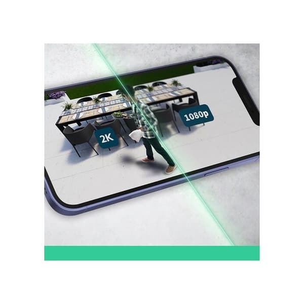 Övervakningskamera - ARLO - Essential2 2K - Färgnattseende - 6 månaders batteritid - 2-pack