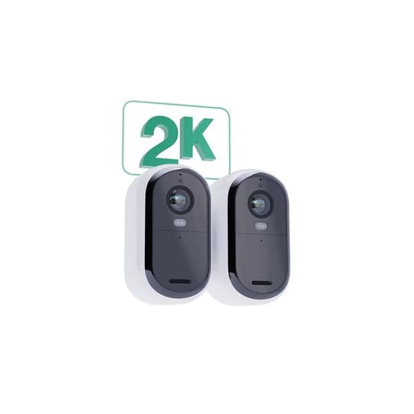 Övervakningskamera - ARLO - Essential2 2K - Färgnattseende - 6 månaders batteritid - 2-pack
