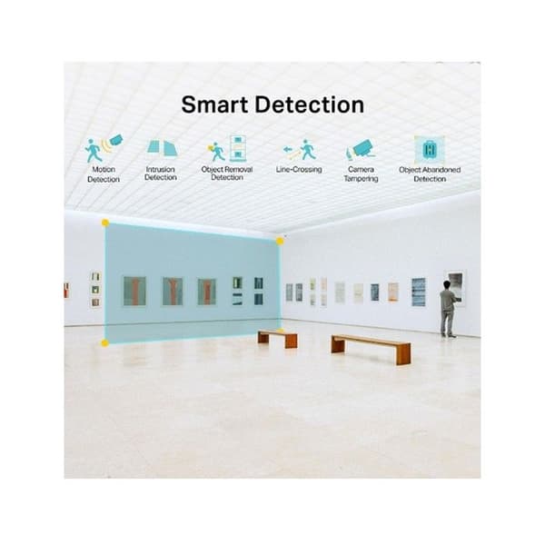 Kamera elektronisk Tp-link - VIGI C240I(4MM) - IPCam VIGI C240I(4mm) 4MP Dome Nätverkskamera