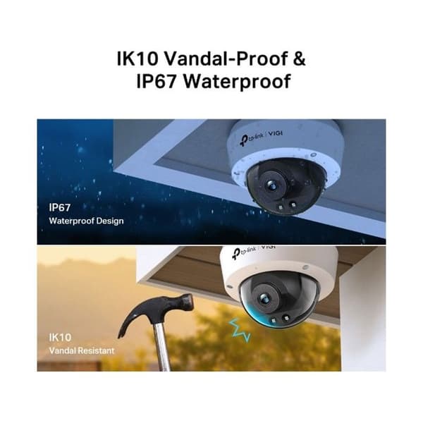 Kamera elektronisk Tp-link - VIGI C240I(4MM) - IPCam VIGI C240I(4mm) 4MP Dome Nätverkskamera