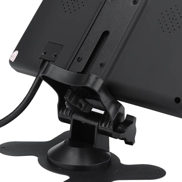7" LCD Bilskärm, 800x400, Solskydd, 4st video in, Split video view