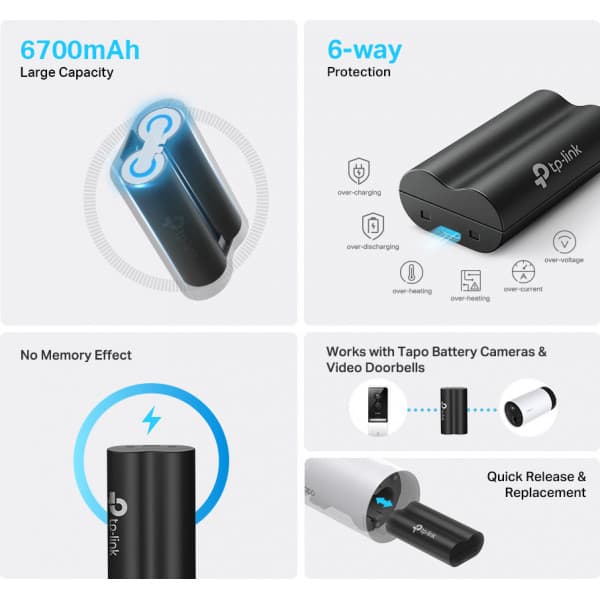 TP-LINK Tapo A100 lisäakku