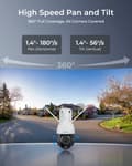 Miniatyrbillede 4 af 5: 4K Wi-Fi Sikkerhedskamera, 5X Optisk Zoom, 360° Pan & Tilt, Smart Detektion