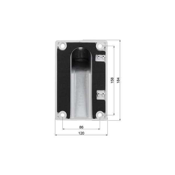 Stöd mural kamera - HIK VISION - DS-1273ZJ-140 - Aluminium - Inomhus/Ute - Belastning 4.5 kg