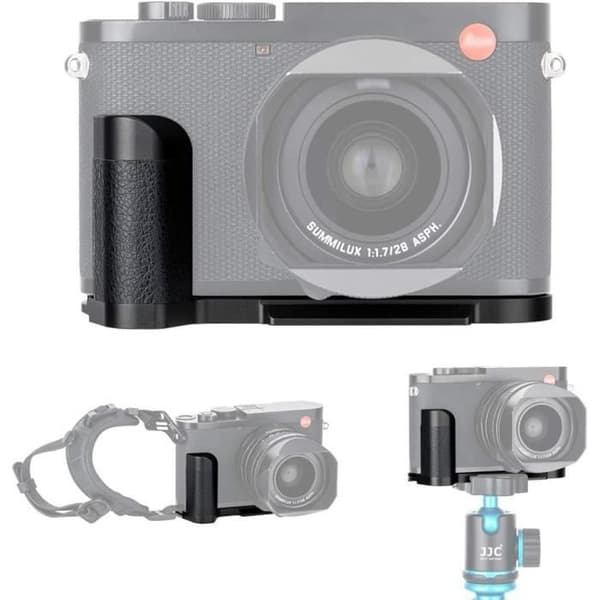 JJC Metallhandtag för Leica Q2 Kamera L-formad Stativ med Förbättrat Anti-Halk