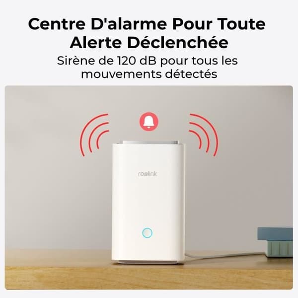 Inomhushubb - REOLINK - Google Home-kompatibel - Vit