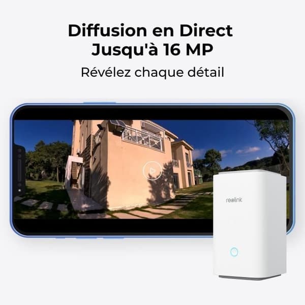 Inomhushubb - REOLINK - Google Home-kompatibel - Vit
