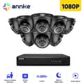 Miniatyrbillede 2 af 2: Videoovervågningssystem, 2MP opløsning, 8 kamera understøttelse,8 stk. Kameraer, 2t