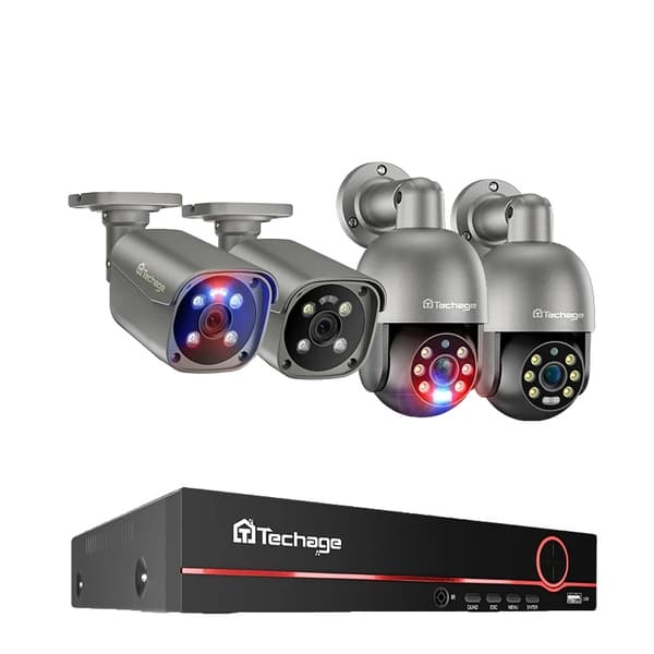 8CH CCTV-järjestelmä, 4K-resoluutio, H.265-pakkaus,8CH 4 kameraa
