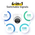 Miniatyrbillede 2 af 4: 4K CCTV Sikkerhedskamera, Avanceret Natvision, IP67 Vand-Støv Modstand