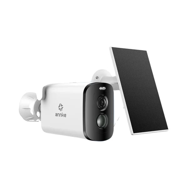 Trådløst solcelle sikkerhedskamera, 4MP HD, Farve natvision