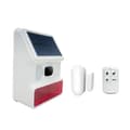 Miniatyrbillede 1 af 2: Trådløs solenergi lyd- og lysalarm, tyverialarm system, sensor, fjernbetjening,Pakke 3
