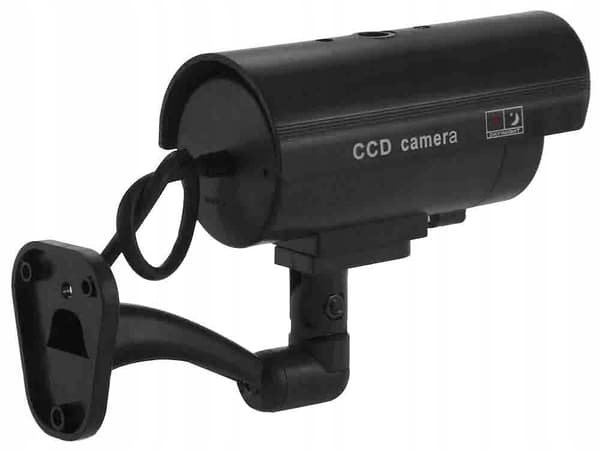 Dummy Övervakningskamera med IR LED & Blinkande Diod