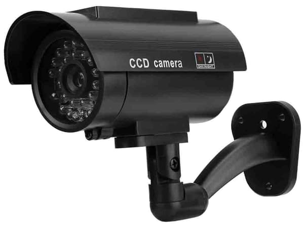 Dummy Övervakningskamera med IR LED & Blinkande Diod