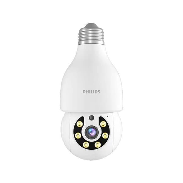 Philips pære overvågningskamera WiFi pære overvågningskamera bevægelsesdetektion hjemmeovervågningskamera opgraderet version