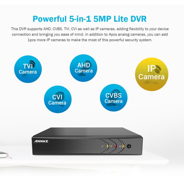 Professionellt Övervakningssystem 1080p, 8 Kameror, DVR, 2TB, EXIR Mörkerseende, IP66, motion detection