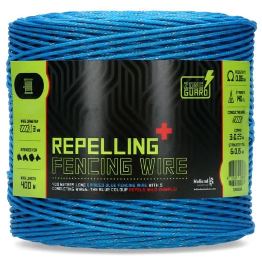 ZoneGuard 3mm hegn wire blå 400m