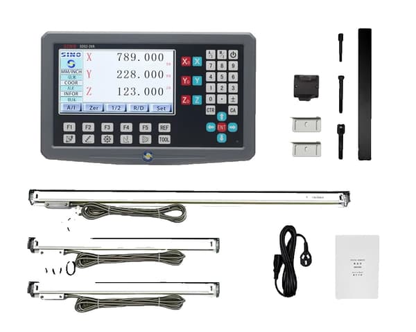 3-akselinen digitaalinen näyttö, tarkka 0,005 mm resoluutio, IP54 suojaus,2-3VA K35 K500 KA5002-3VA K35 K500 KA500