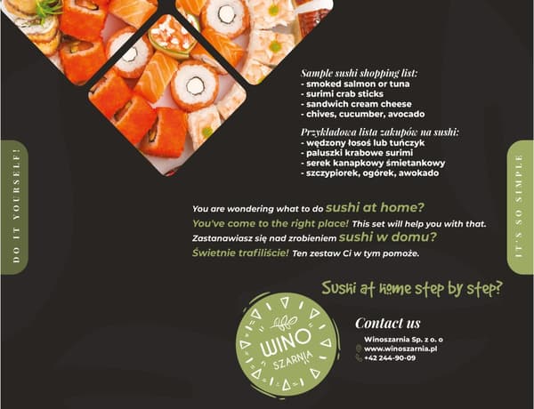 Exklusivt Sushi Set som en XXL-present. Den autentiska smaken av Japan