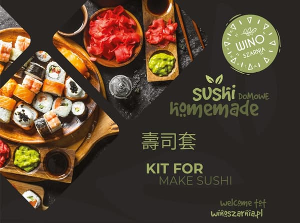 Exklusivt Sushi Set som en XXL-present. Den autentiska smaken av Japan