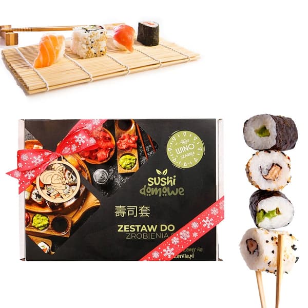 Exklusivt Sushi Set som en XXL-present. Den autentiska smaken av Japan