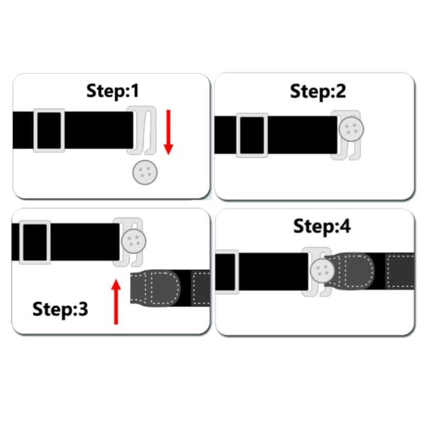 Shirt Holder - Elastic Shirt Belt - Hold skjorten fyldt