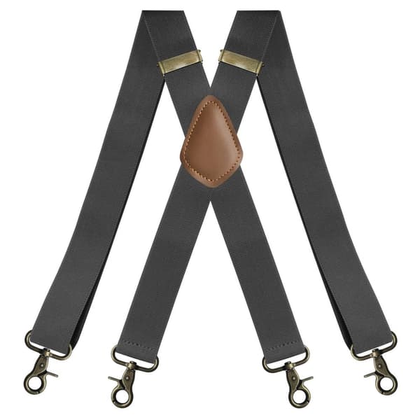 INF 4 Clips X Shape Justerbar Elastisk Suspender