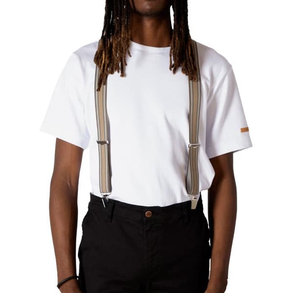 Breteller - GASPARD - Parallell Beige - Hantverkstillverkad - Justerbar storlek upp till 130 cm