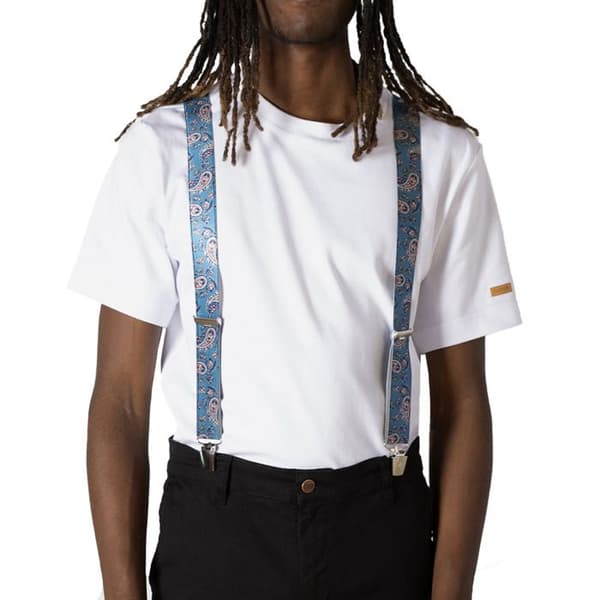 Breteller - GASPARD - Brede - Fantasi Paisley Himmel - Justerbar storlek upp till 130 cm - Unisex