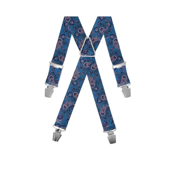 Breteller - GASPARD - Brede - Fantasi Paisley Himmel - Justerbar storlek upp till 130 cm - Unisex