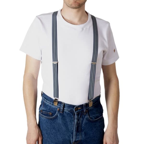 Breteller - GASPARD - Parallell Blå - Håndlaget - Justerbar størrelse opptil 130 cm